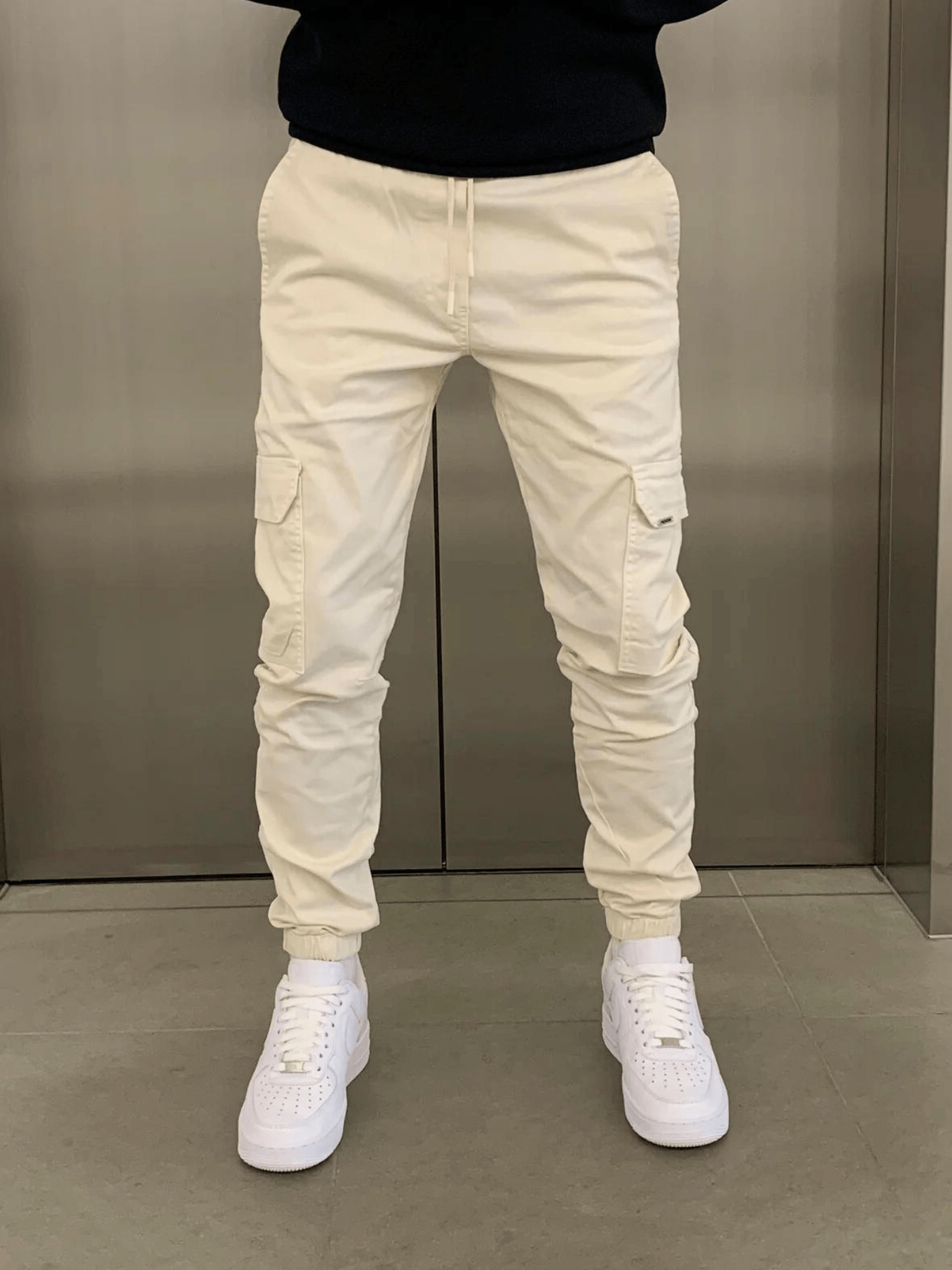 Cargo Jogger - Slim Fit - Kordelzug - Cargohosen - Herrenhosen-HauteBerlin