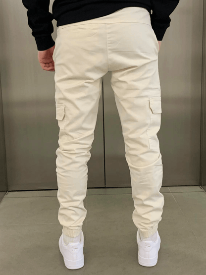 Cargo Jogger - Slim Fit - Kordelzug - Cargohosen - Herrenhosen-HauteBerlin