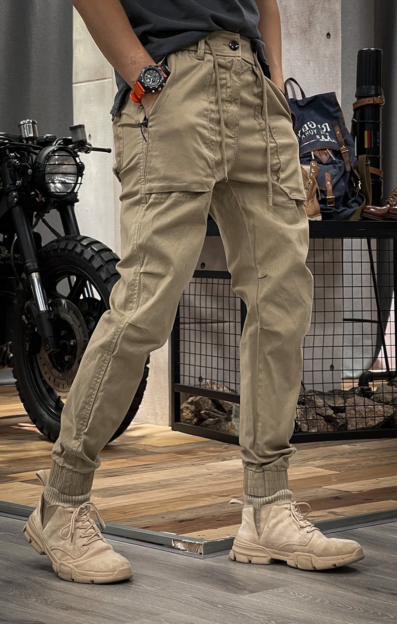 Cargo Jogger | Tactical | Drawstring | Cargohosen | Herrenhosen-HauteBerlin