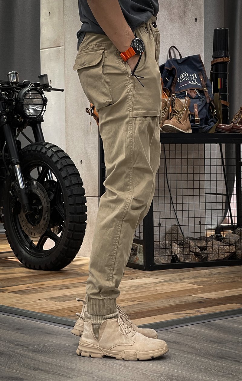 Cargo Jogger | Tactical | Drawstring | Cargohosen | Herrenhosen-HauteBerlin