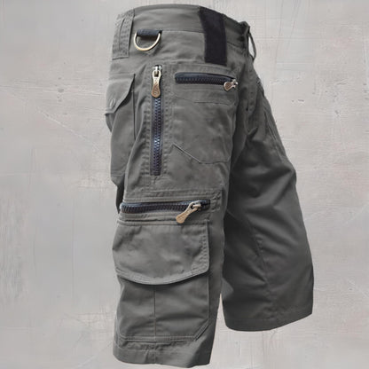 Cargo-Shorts | Freizeit | Taschen | Lange Shorts | Caprihosen für Männer-HauteBerlin