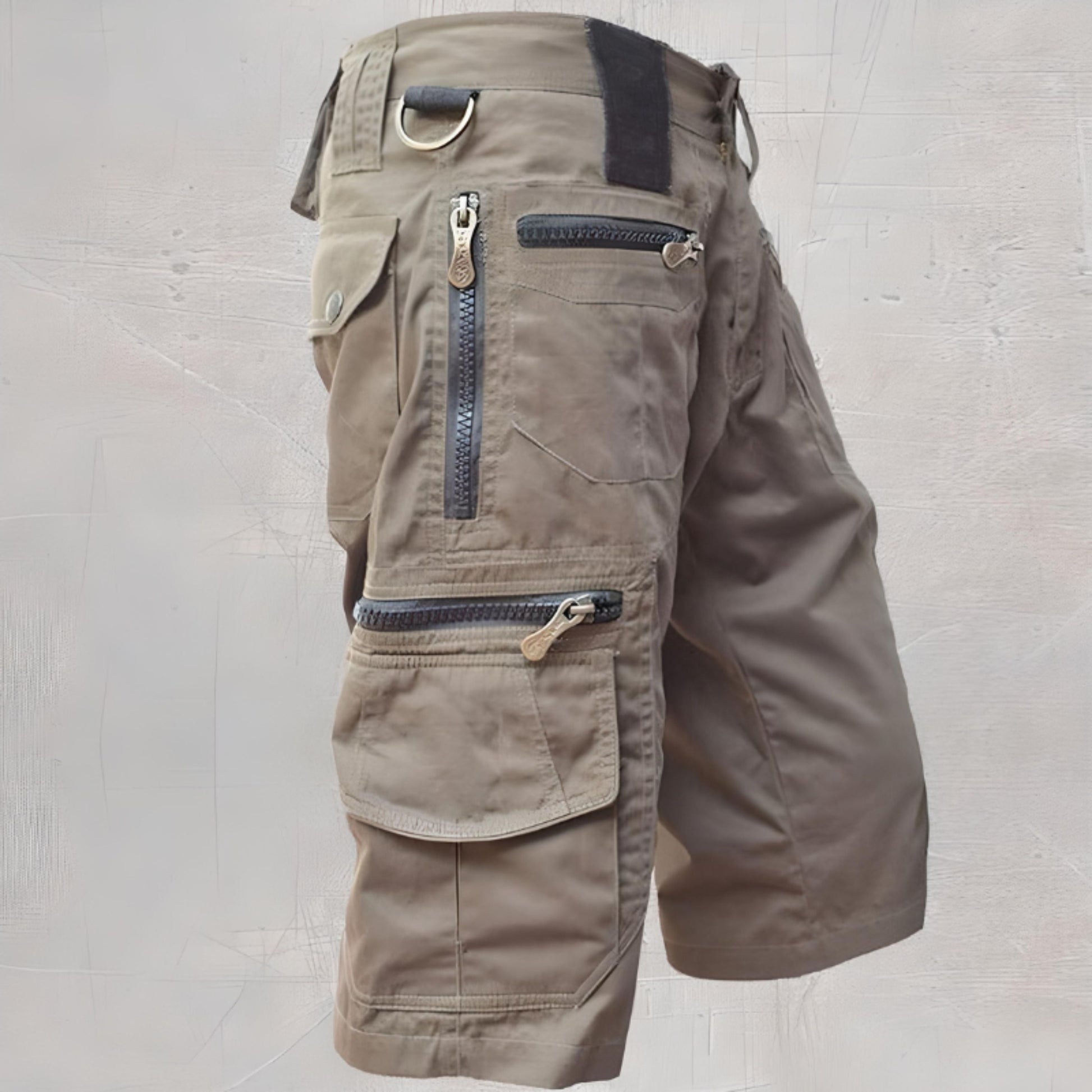 Cargo-Shorts | Freizeit | Taschen | Lange Shorts | Caprihosen für Männer-HauteBerlin