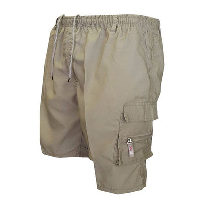 Cargo-Shorts – Lange Freizeit-Shorts für Herren mit mehreren Taschen und Camouflage-Muster-HauteBerlin
