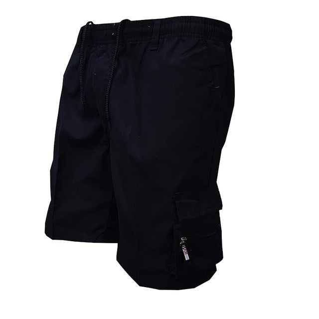 Cargo-Shorts – Lange Freizeit-Shorts für Herren mit mehreren Taschen und Camouflage-Muster-HauteBerlin