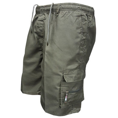 Cargo-Shorts – Lange Freizeit-Shorts für Herren mit mehreren Taschen und Camouflage-Muster-HauteBerlin