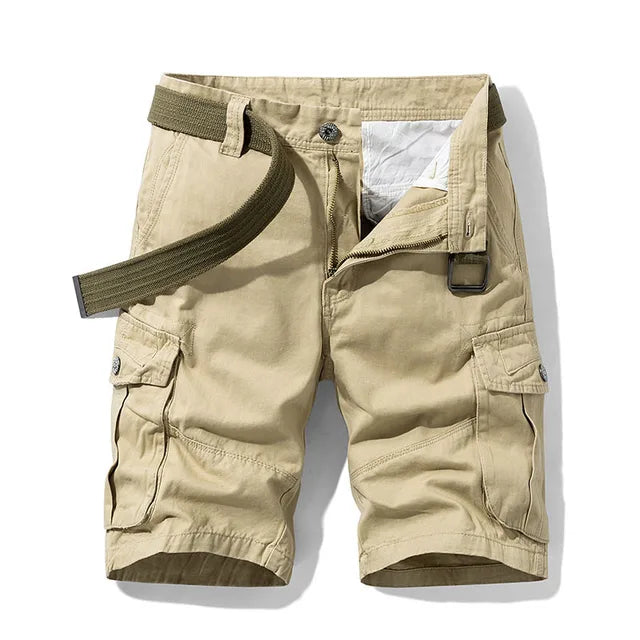Cargo-Shorts – Lässige lange Cargoshorts für Männer mit Taschen-HauteBerlin