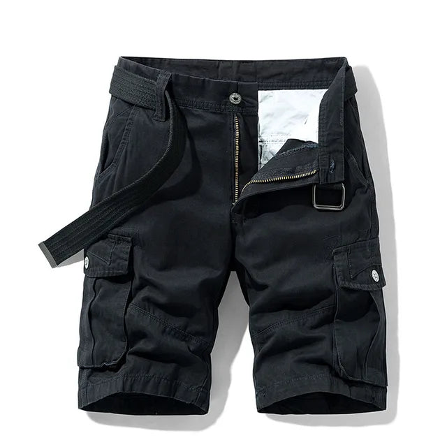 Cargo-Shorts – Lässige lange Cargoshorts für Männer mit Taschen-HauteBerlin
