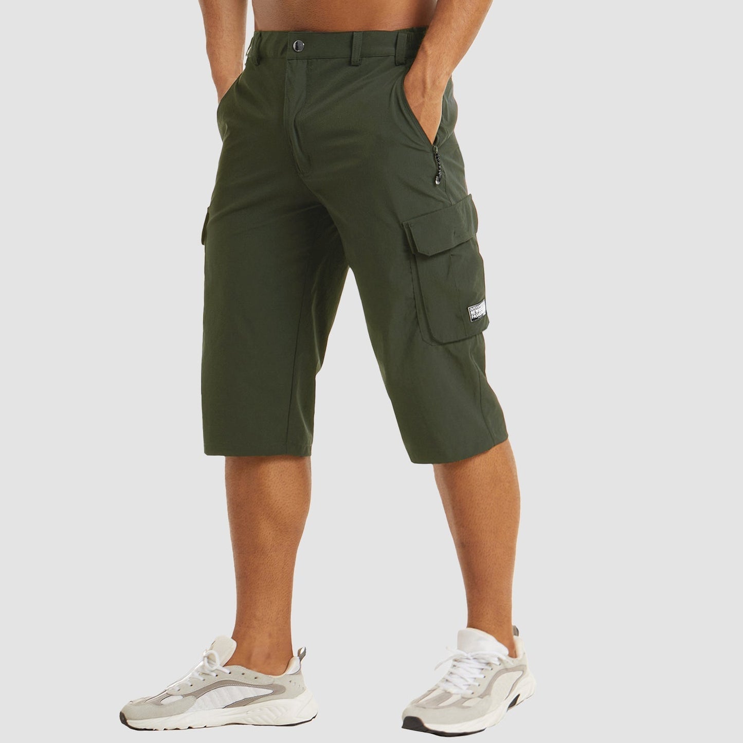 Cargo-Shorts – Lässige, schnell trocknende lange Cargo-Shorts für Männer-HauteBerlin