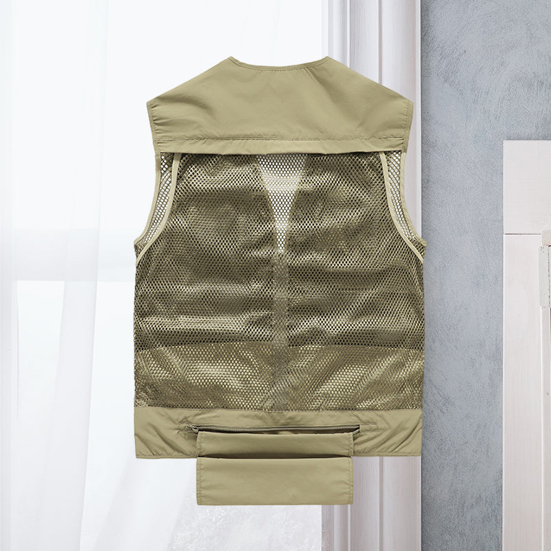 Cargo-Weste - Taktisch - Zip-Up - Arbeitsweste - Herrenweste-HauteBerlin