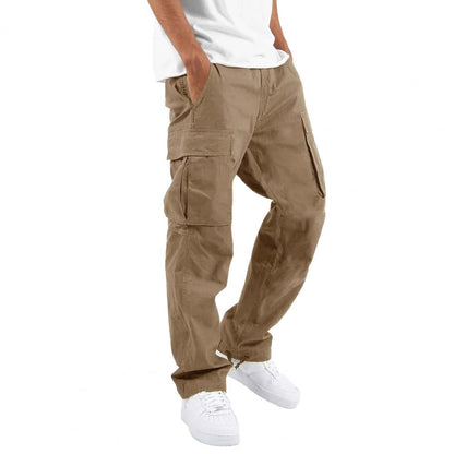 Cargohose - Gerades Bein - Taschen - Herren Cargohose - Herrenhosen-HauteBerlin