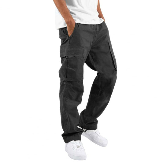 Cargohose - Gerades Bein - Taschen - Herren Cargohose - Herrenhosen-HauteBerlin