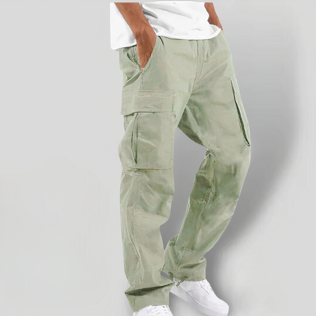 Cargohosen | Loose Fit | Taschen | Gerade Hosenbeine | Herrenhosen-HauteBerlin