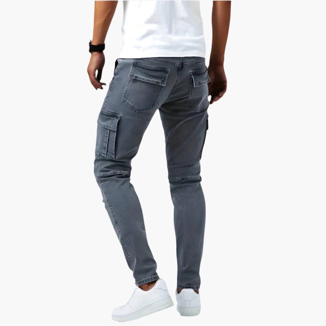 Cargohosen – Slim Fit – Stretch – Skinny-Hosen – Cargohosen für Männer-HauteBerlin