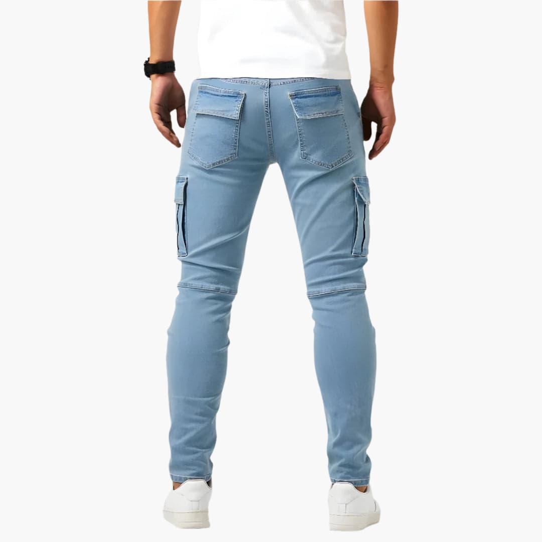 Cargohosen – Slim Fit – Stretch – Skinny-Hosen – Cargohosen für Männer-HauteBerlin