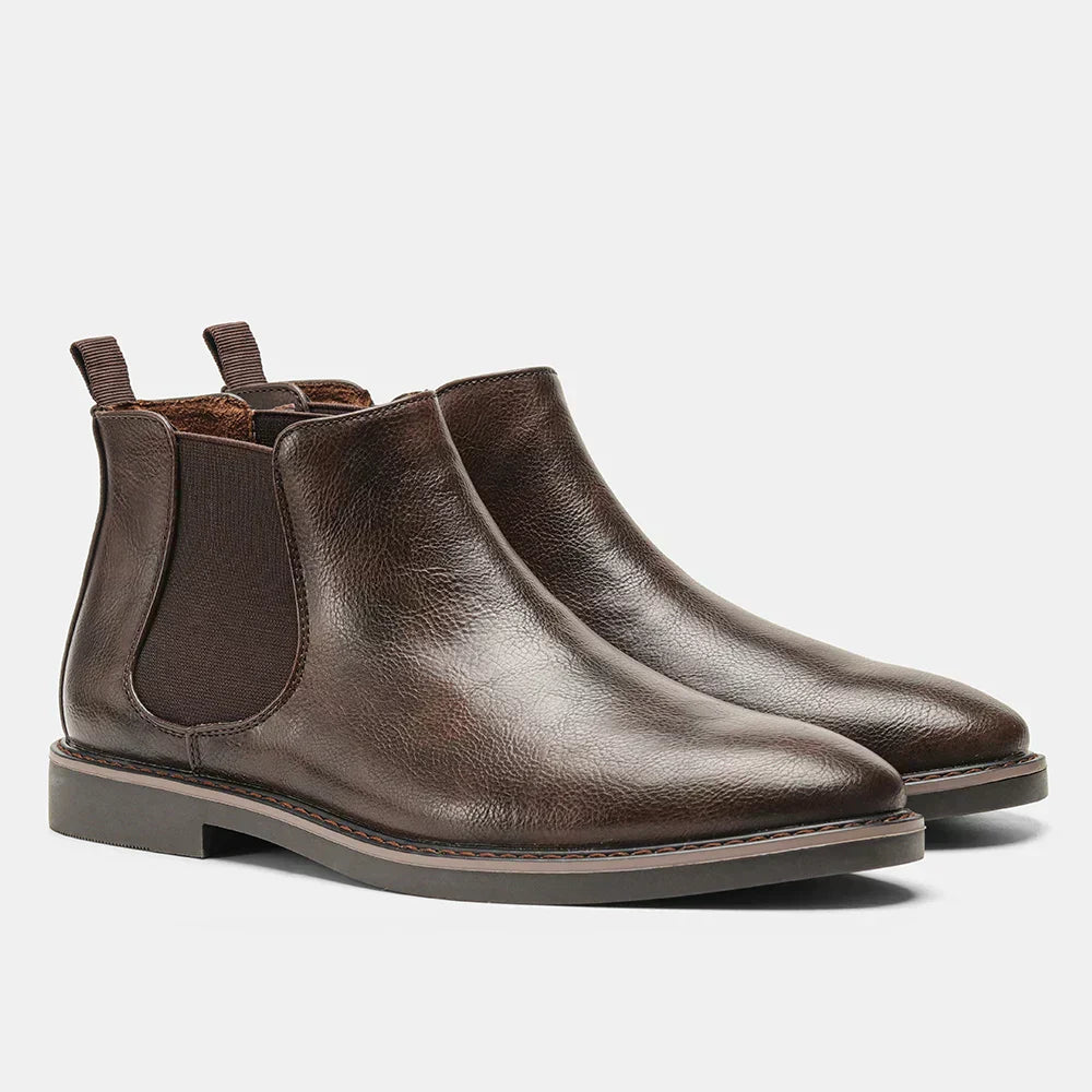 Chelsea Boots - Flache Herrenstiefel zum Hineinschlüpfen-HauteBerlin