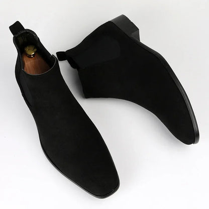 Chelsea Boots - Herren Schlupfstiefel aus Wildleder-HauteBerlin