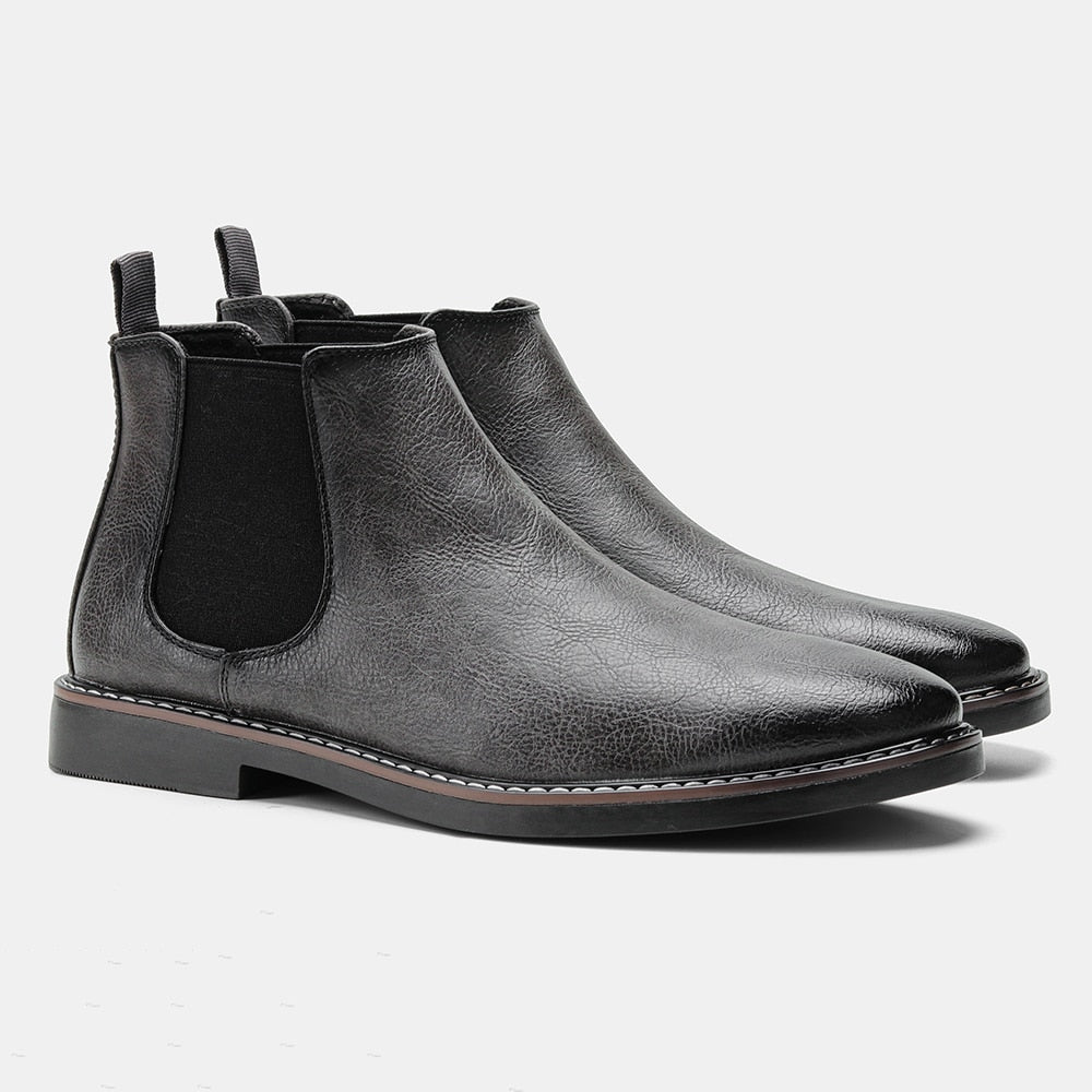 Chelsea-Stiefel | Slipper | Knöchelhoch | Lederstiefel | Herrenstiefel-HauteBerlin