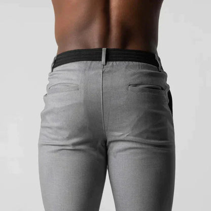 Chino-Hose | Elastische Taille | Stretch | Slim-Fit-Chinos | Herrenhose-HauteBerlin