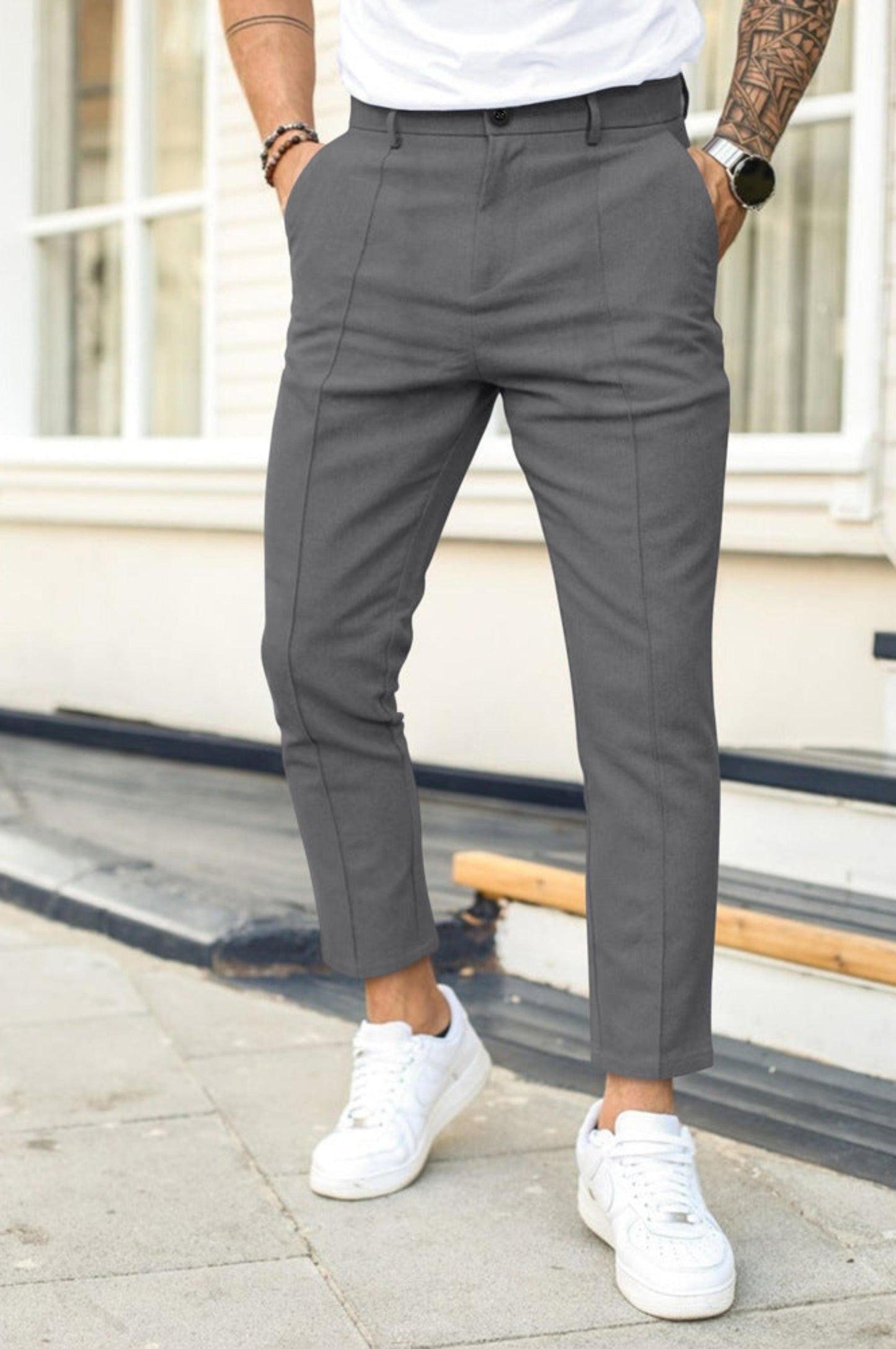 Chino-Hosen | Stretch | Schmale Passform | Skinny Chinos | Herrenhosen-HauteBerlin
