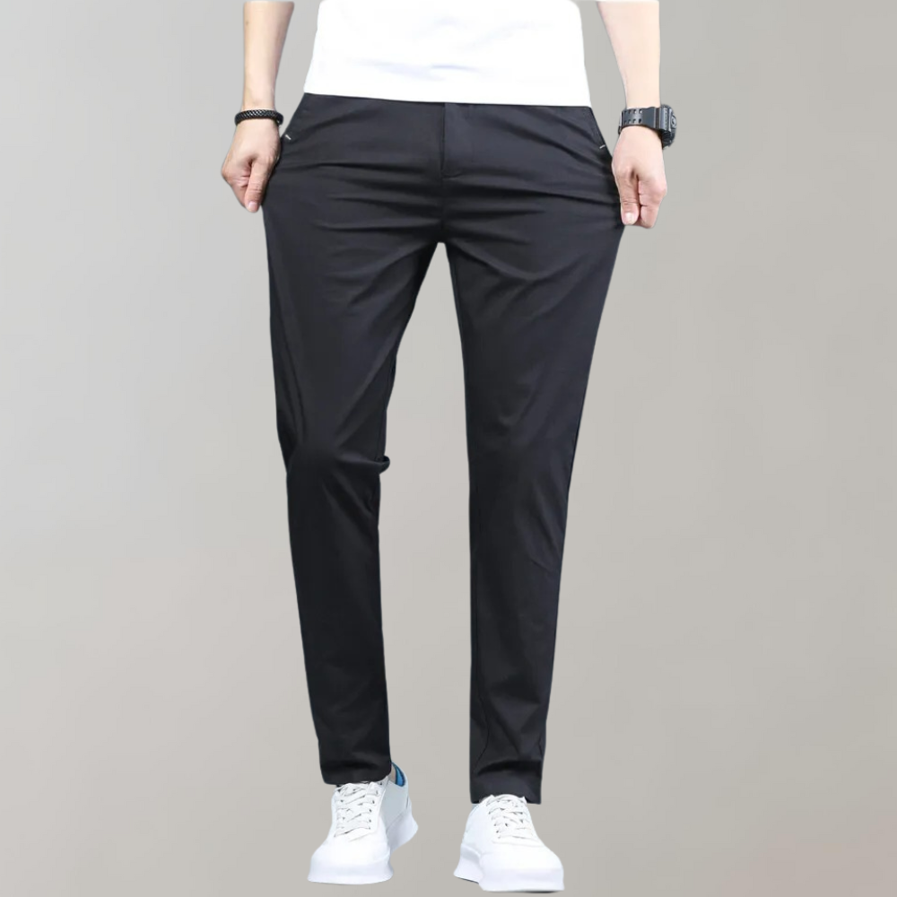 Chinos | Bequem | Elastische Taille | Stretch-Hose | Chino-Hose für Herren-HauteBerlin