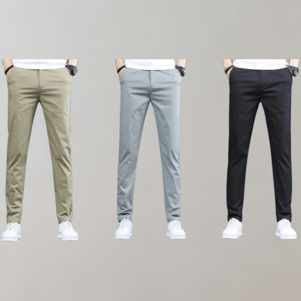 Chinos | Bequem | Elastische Taille | Stretch-Hose | Chino-Hose für Herren-HauteBerlin