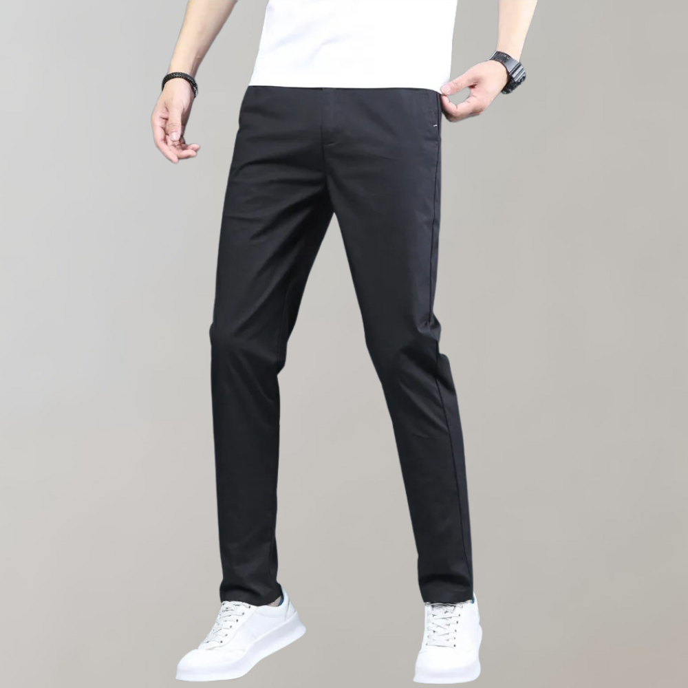 Chinos | Bequem | Elastische Taille | Stretch-Hose | Chino-Hose für Herren-HauteBerlin