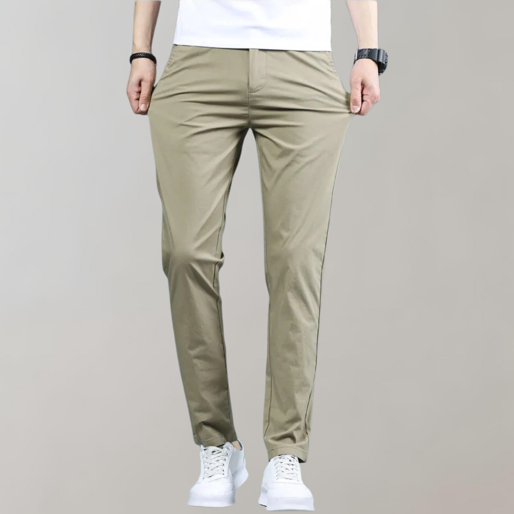Chinos | Bequem | Elastische Taille | Stretch-Hose | Chino-Hose für Herren-HauteBerlin