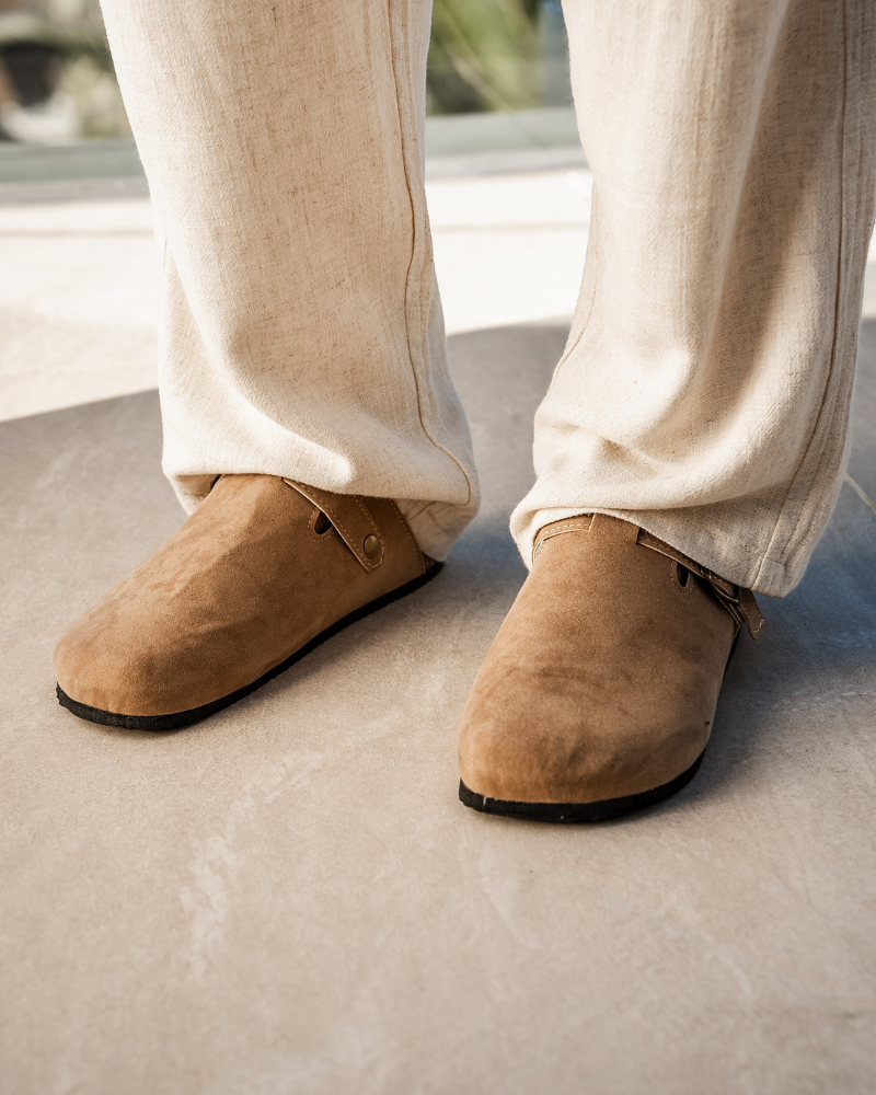 Clogs - Bequeme Herren Clogs aus Wildleder-HauteBerlin