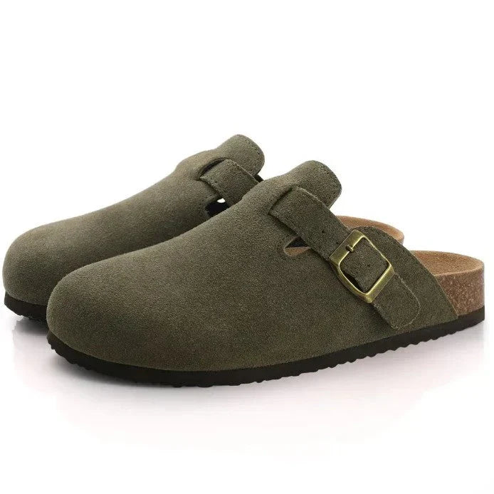Clogs – Slipper – Wildleder – Pantoletten – Herrenschuhe-HauteBerlin