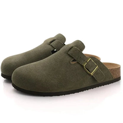 Clogs – Slipper – Wildleder – Pantoletten – Herrenschuhe-HauteBerlin