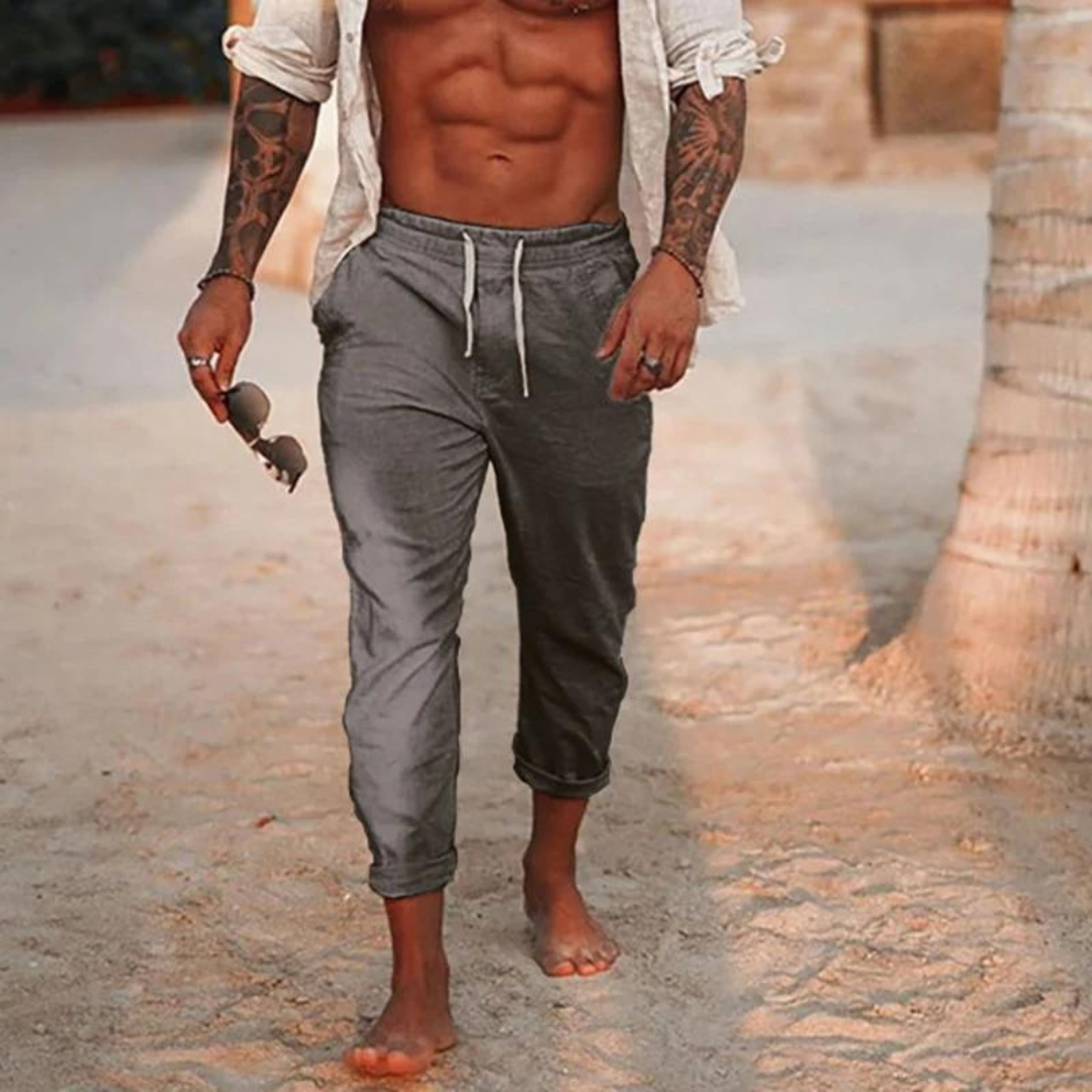 Coole Leinenhose für Männer-HauteBerlin