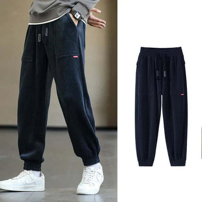 Cord-Jogginghose | Locker sitzend | Kordelzug | Jogginghose | Herrenhose-HauteBerlin