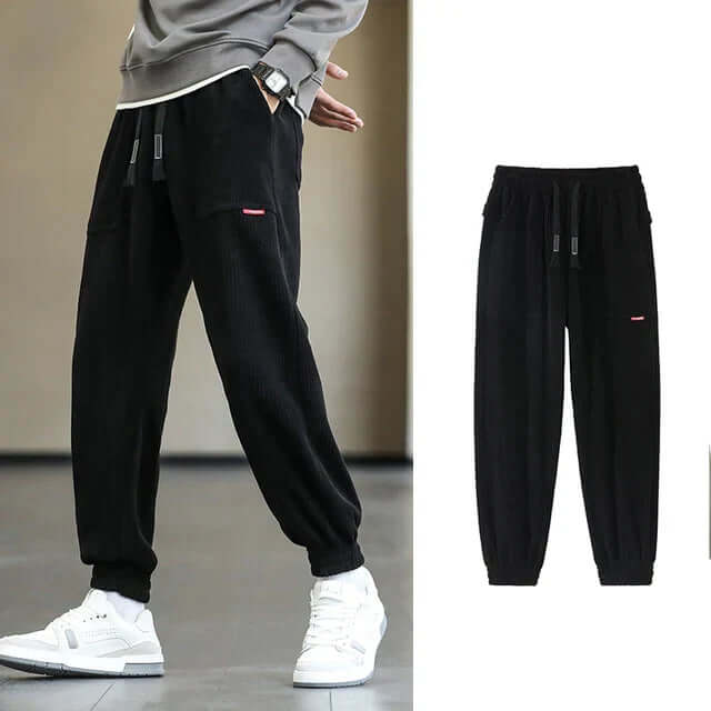 Cord-Jogginghose | Locker sitzend | Kordelzug | Jogginghose | Herrenhose-HauteBerlin