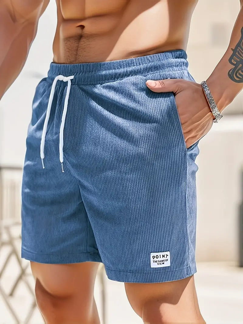 Cord Shorts - Cord Shorts für Männer mit elastischer Taille für den Sommer-HauteBerlin