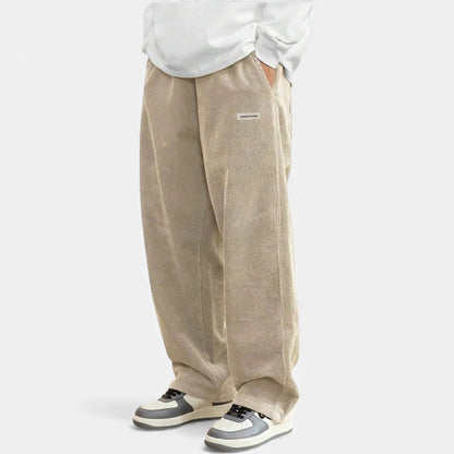 Cordhosen – Lässig – Lockere Passform – Baggy-Hosen – Herren-Cordhosen-HauteBerlin