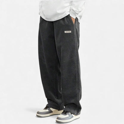 Cordhosen – Lässig – Lockere Passform – Baggy-Hosen – Herren-Cordhosen-HauteBerlin