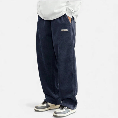 Cordhosen – Lässig – Lockere Passform – Baggy-Hosen – Herren-Cordhosen-HauteBerlin