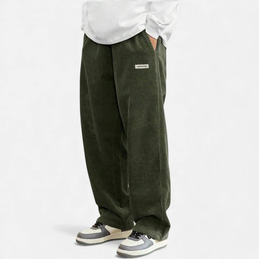 Cordhosen – Lässig – Lockere Passform – Baggy-Hosen – Herren-Cordhosen-HauteBerlin