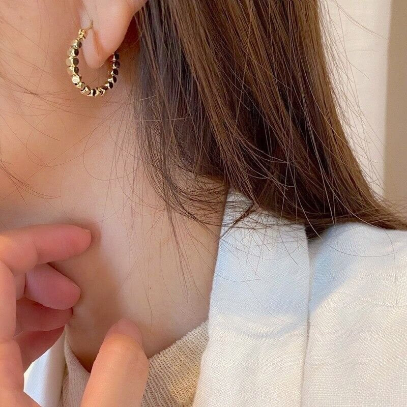 Creolen Damen | Kugel Design | Gold oder Silber-HauteBerlin