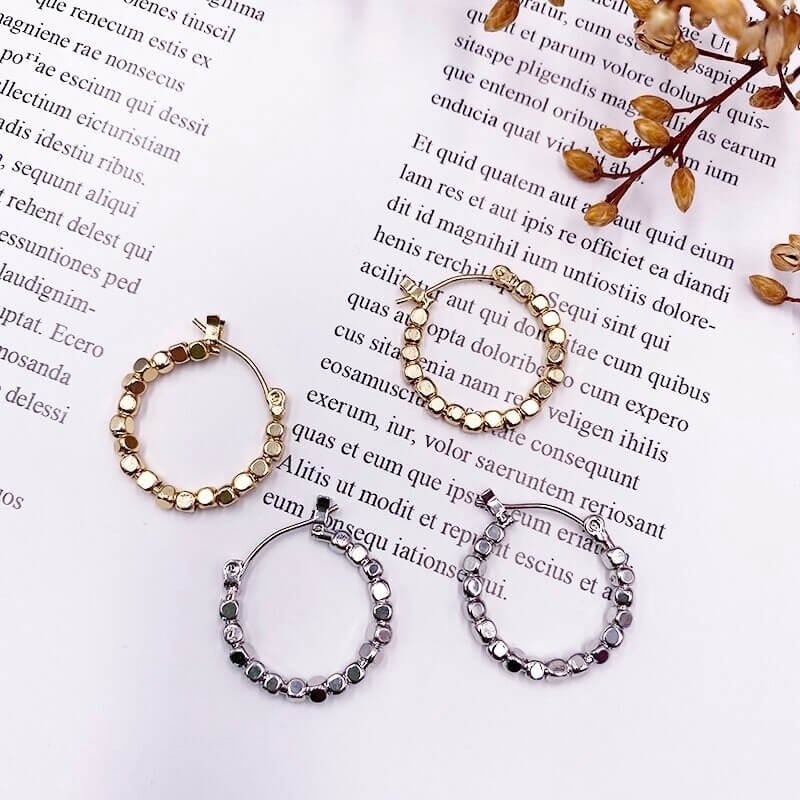 Creolen Damen | Kugel Design | Gold oder Silber-HauteBerlin