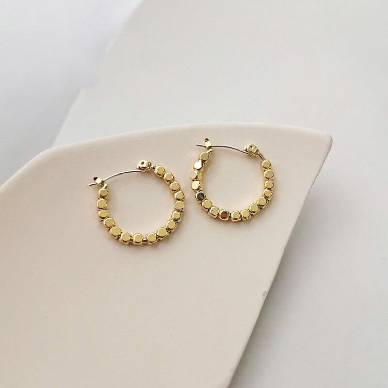 Creolen Damen | Kugel Design | Gold oder Silber-HauteBerlin
