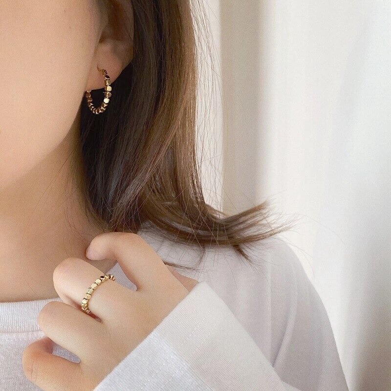 Creolen Damen | Kugel Design | Gold oder Silber-HauteBerlin