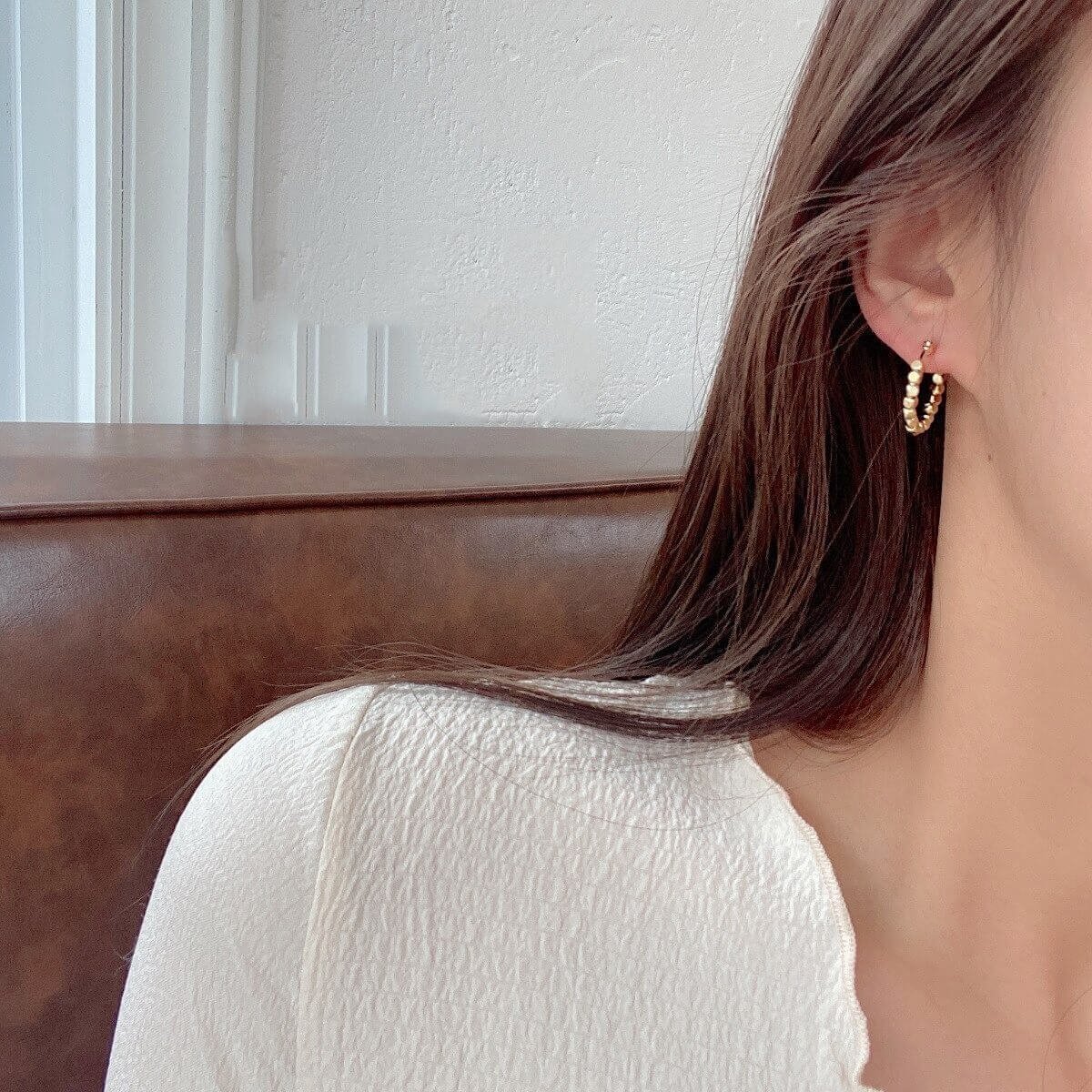 Creolen Damen | Kugel Design | Gold oder Silber-HauteBerlin