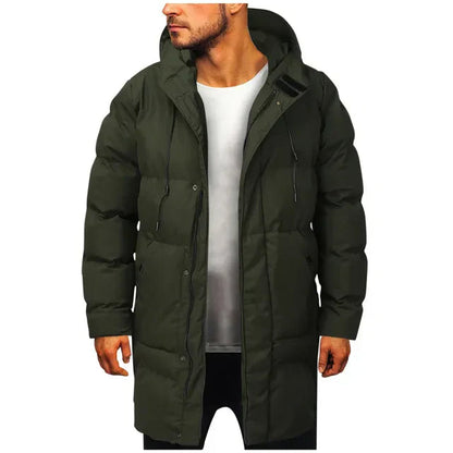 Daunenjacke | Warm | Mit Kapuze | Lange Daunenjacke | Wintermantel für Herren-HauteBerlin