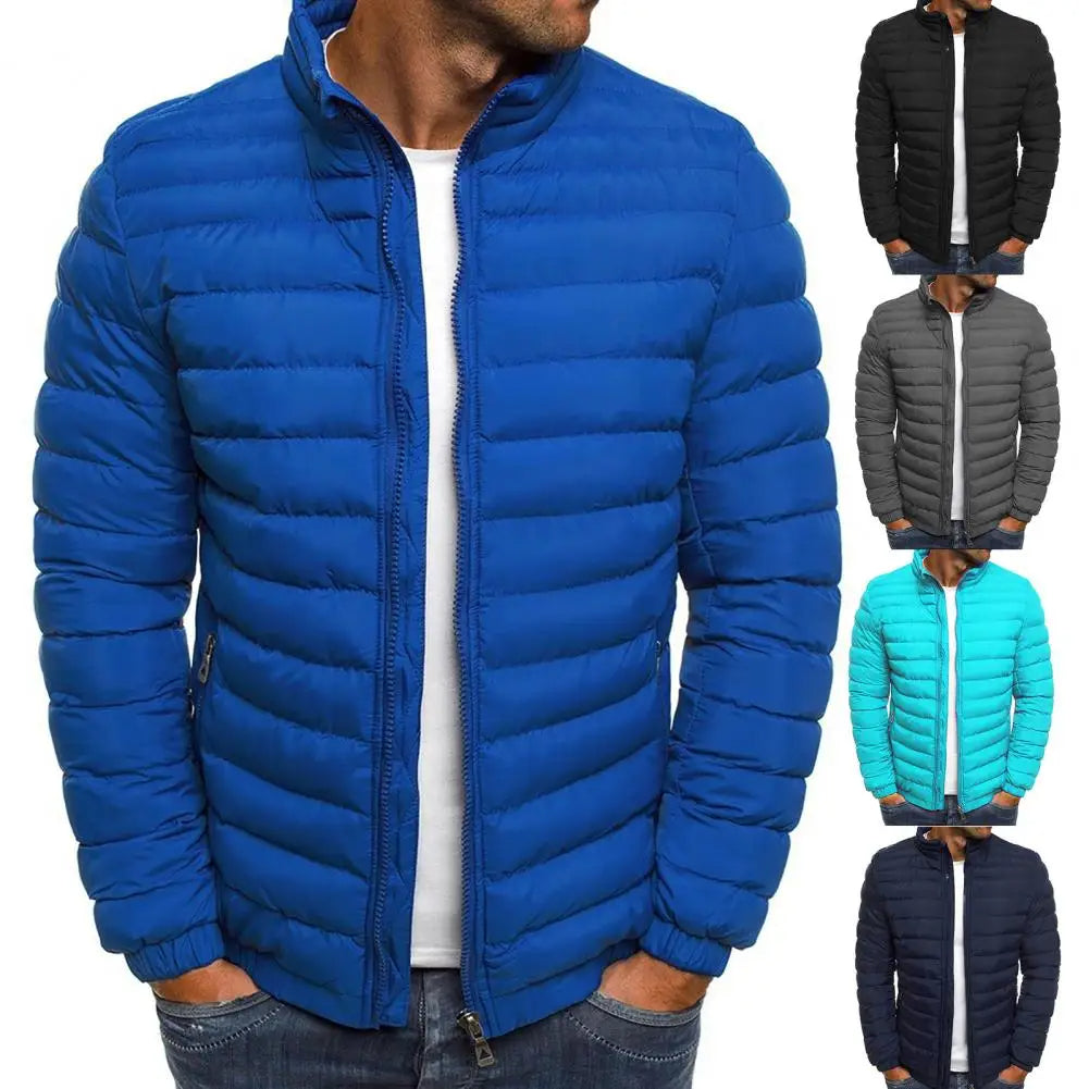 Daunenjacke – leicht – mit Reißverschluss – Herbstjacke – Herrenjacken-HauteBerlin