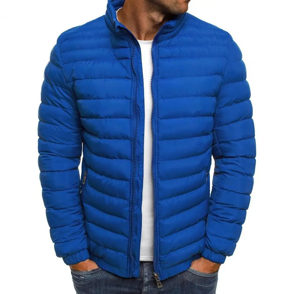 Daunenjacke – leicht – mit Reißverschluss – Herbstjacke – Herrenjacken-HauteBerlin