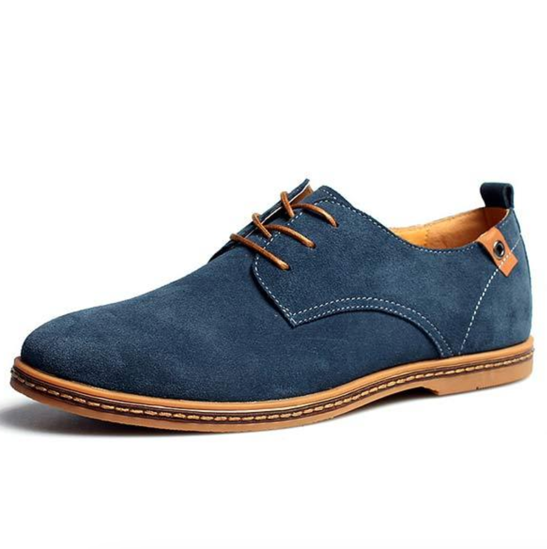 Dress Shoes - Flache Herren Schnürschuhe aus Wildleder-HauteBerlin
