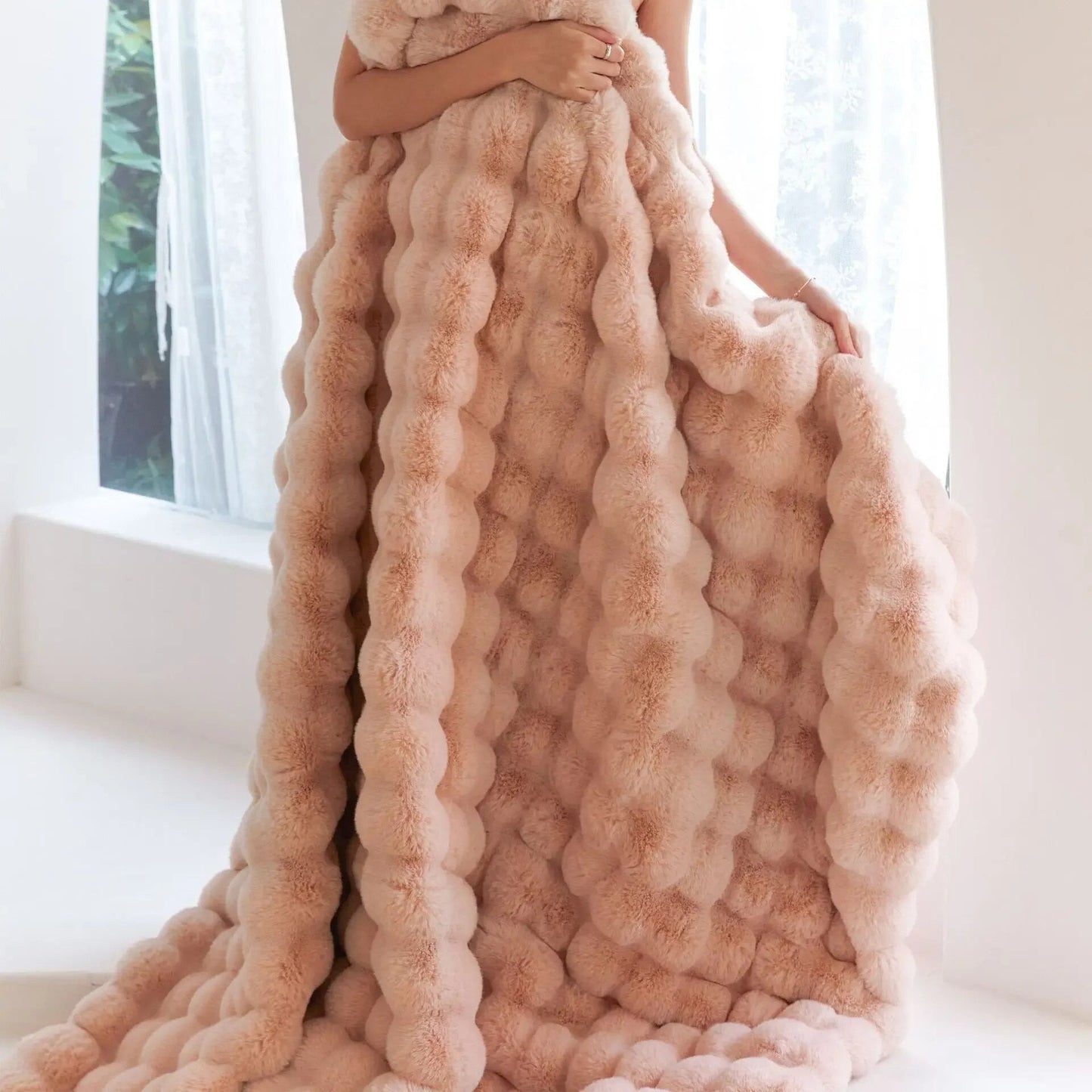 Felldecke | Plüsch | Fleece | Flauschige Decke | Winterdecke-HauteBerlin