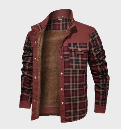 Flanellhemd | Fleece gefüttert | Kariert | Flanelljacke | Herrenbekleidung-HauteBerlin