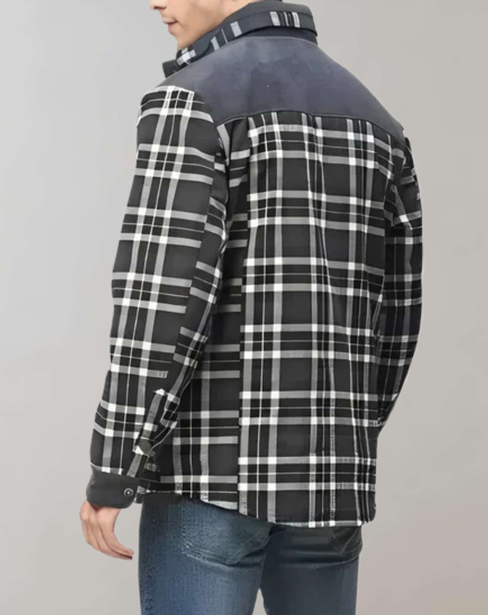 Flanellhemd | Fleece gefüttert | Kariert | Flanelljacke | Herrenbekleidung-HauteBerlin